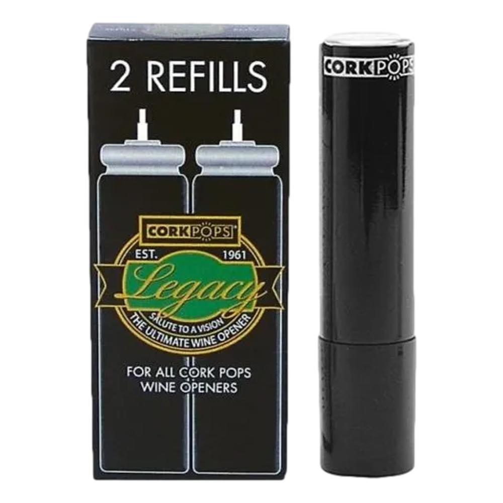 Refil para Abridor De Garrafas Vinho Cartucho Cork Pop com 2 Unidades
