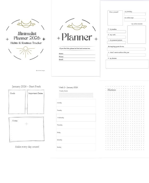 Manifest & Bloom Planner 2026