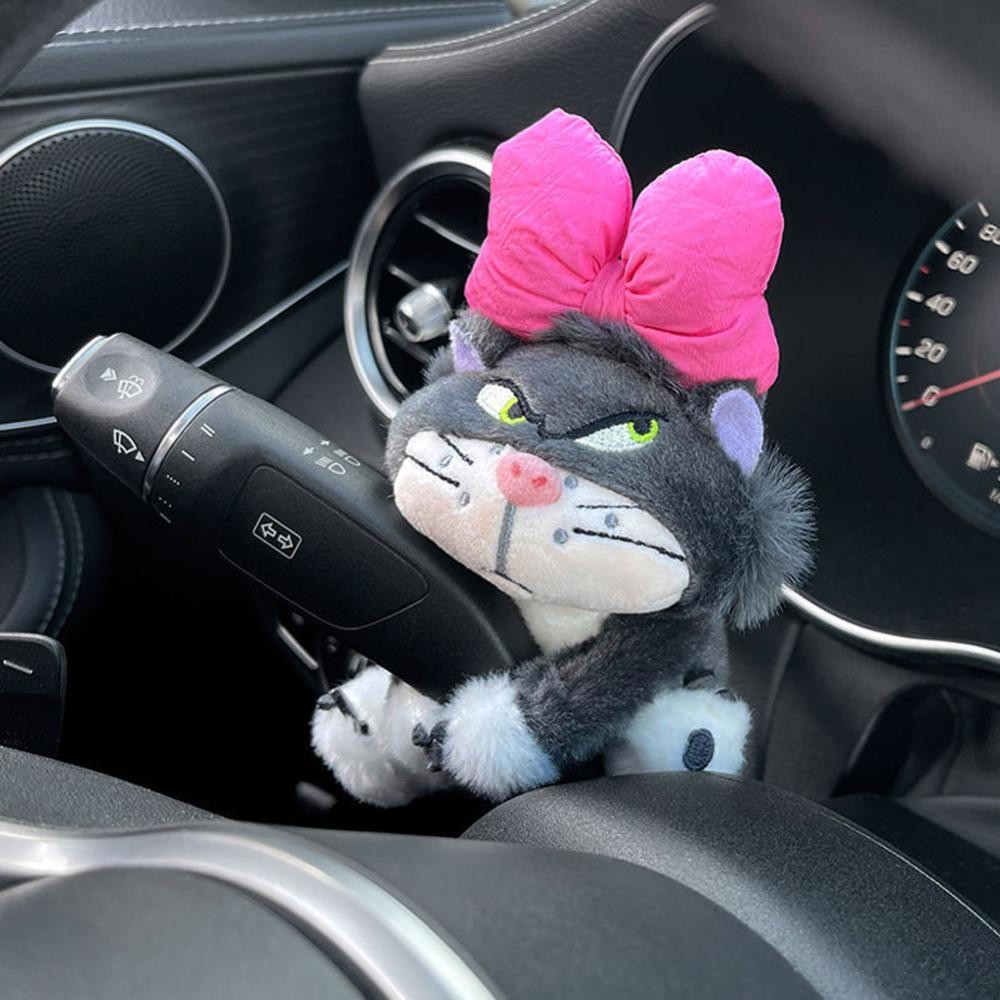 Car Windshield Cleaner, Arrow Switch, Ornaments, Decorations, Plush Doll, Cat, Ace McPO