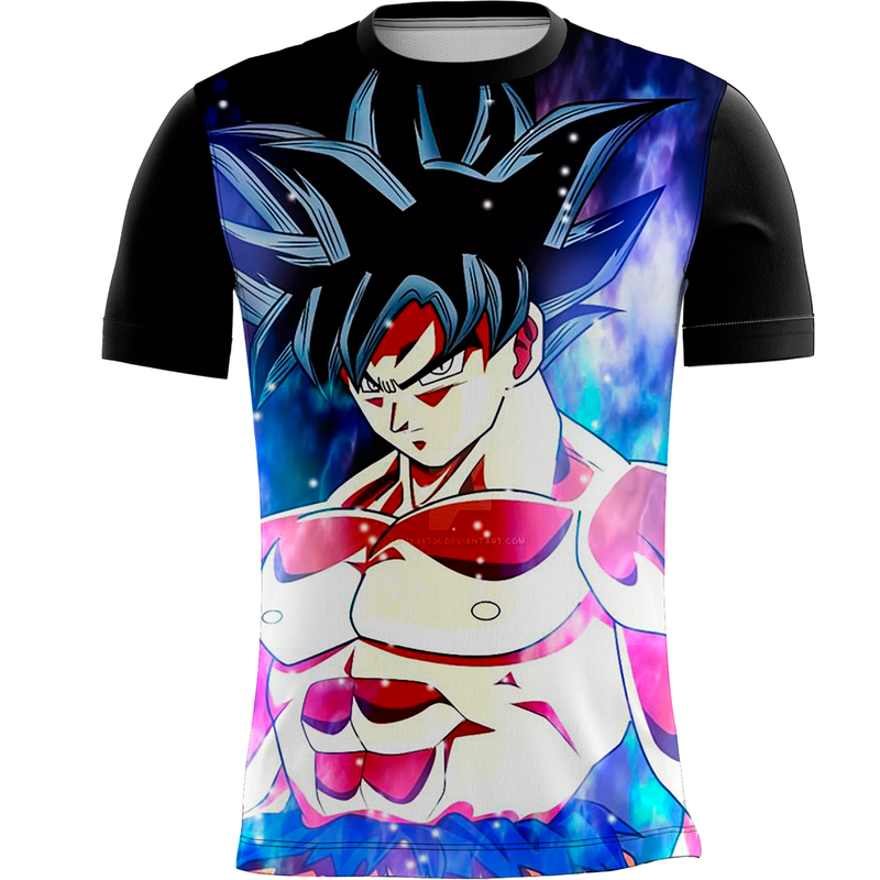 Camiseta Personalizada Estampa Digital Dragon Ball  14_x000D_