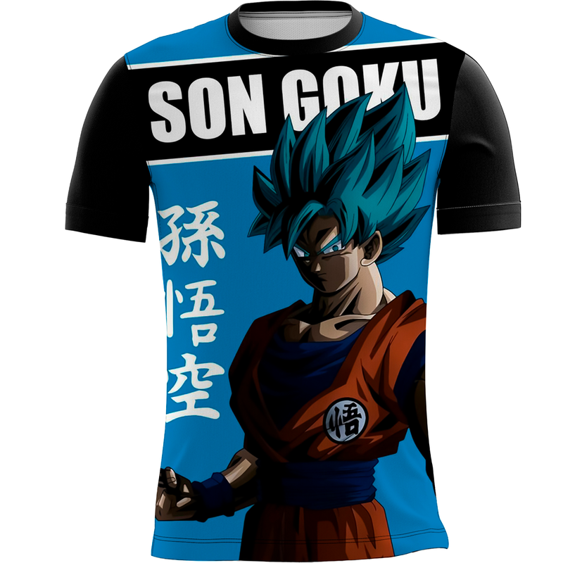 Camiseta Personalizada Estampa Digital Dragon Ball Super  35_x000D_