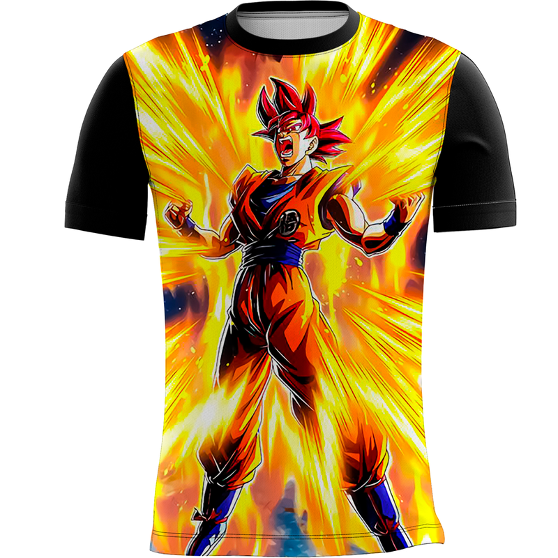 Camiseta Personalizada Estampa Digital Dragon Ball  11_x000D_