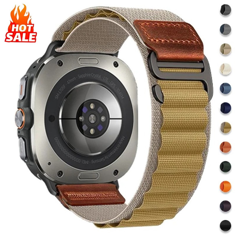 Alpine Loop Band Para Samsung Galaxy watch ultra 2024 2025 Acessórios Pulseira Esportiva correa 7 47mm