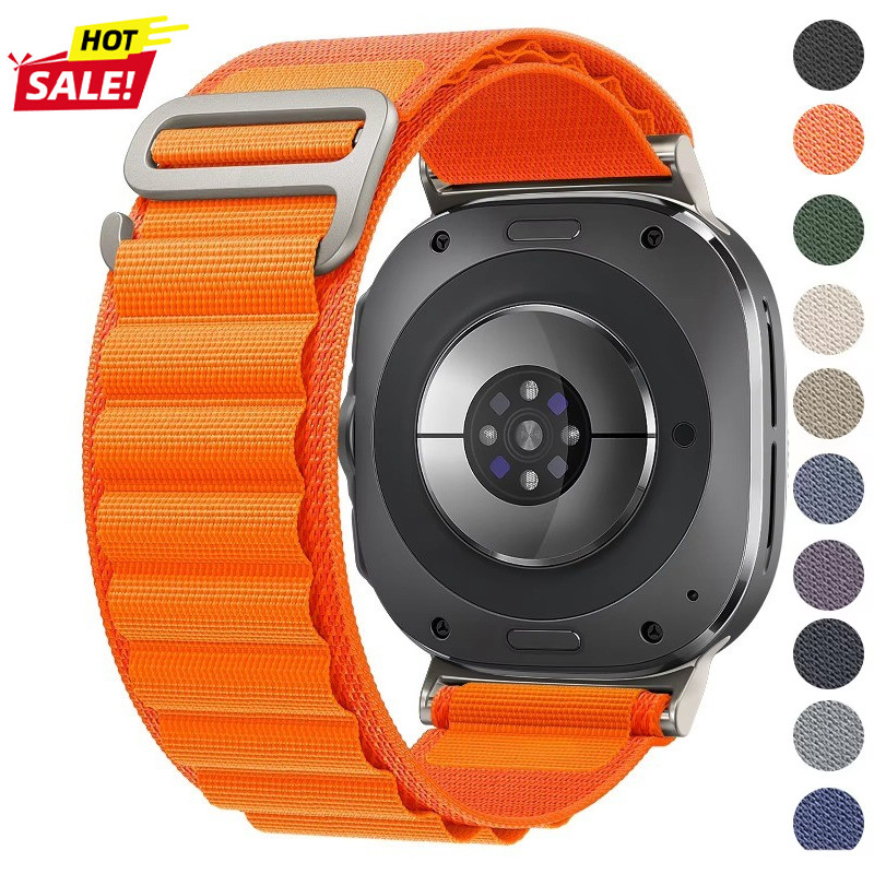 Sem Lacunas Alpine Loop Strap Para Samsung Galaxy Watch 9 8 40mm 44mm Sport Nylon Band 8 Classic 46mm Pulseira