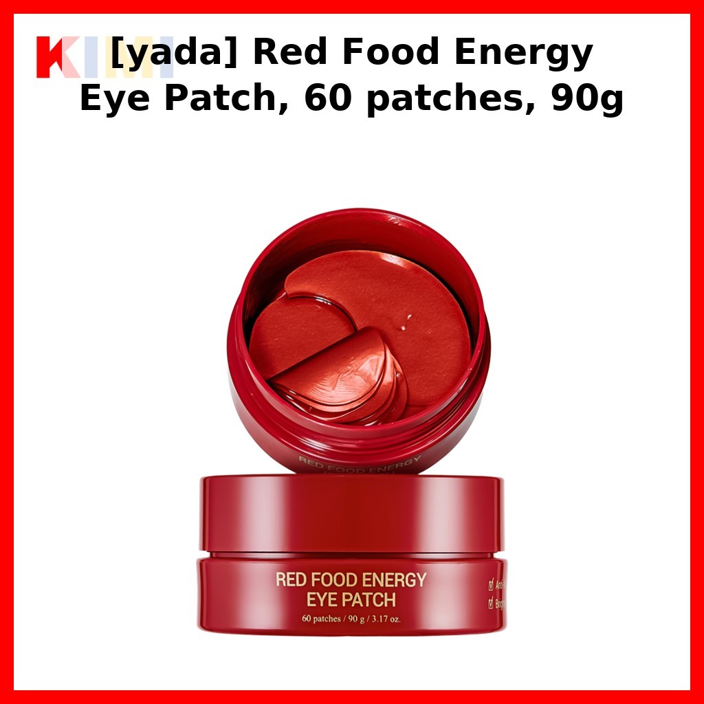 [yada] Tapa-Olho Red Food Energy , 60 Adesivos , 90g/Coreano/Boost/100 % Genuíno Da Kimi's Shopp
