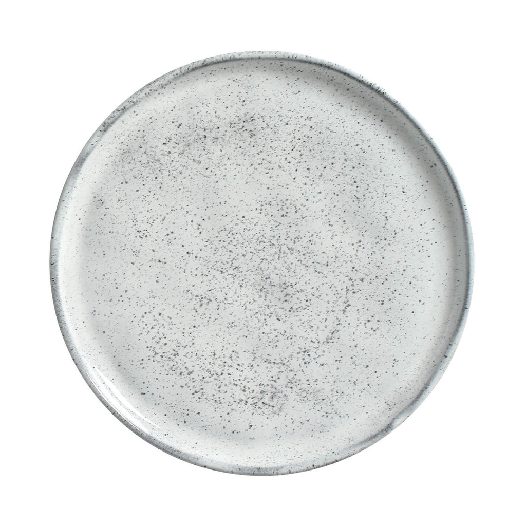 Prato Raso Oceano/Latte/Echo 27,5cm Cerâmica Stoneware Porto Brasil Primeira Linha Unitário
