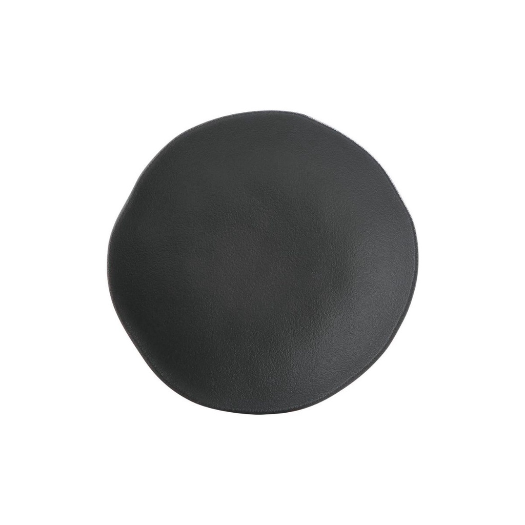 Prato Raso Preto Orgânico Stoneware Porto Brasil Unitário
