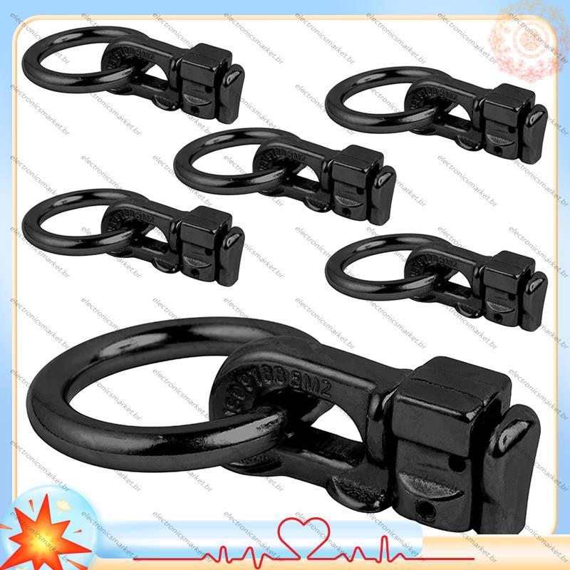 [Em Vendas E] L Track Double Stud Tie-Down Fitting O-Ring Incluído-Use Com Trilho Para Criar Pontos De Âncora De Amarraç