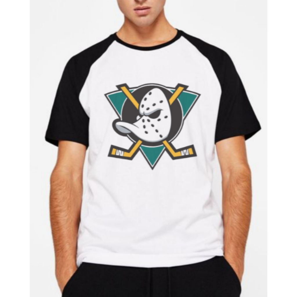 Camiseta Super Patos Raglan Modelo Slim Mighty Ducks - No Sense