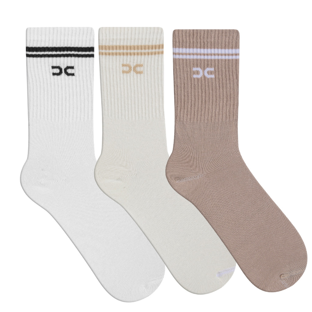 Kit 3 Pares Meia Cano Longo Unissex Duck Meias