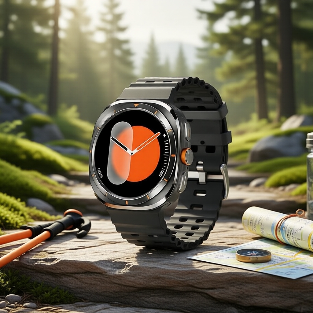 2025 Galaxy Watch 7 Ultra: Relógio Inteligente Unissex com Mostrador Personalizado, Tela AMOLED HD, GPS, NFC, Fitness e
