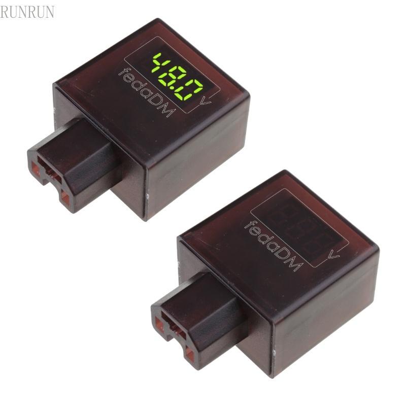 Carregador USB Para Bicicletas Elétricas Runrunsocket DC30-100V Digital VoltTester EVVoltage Meter