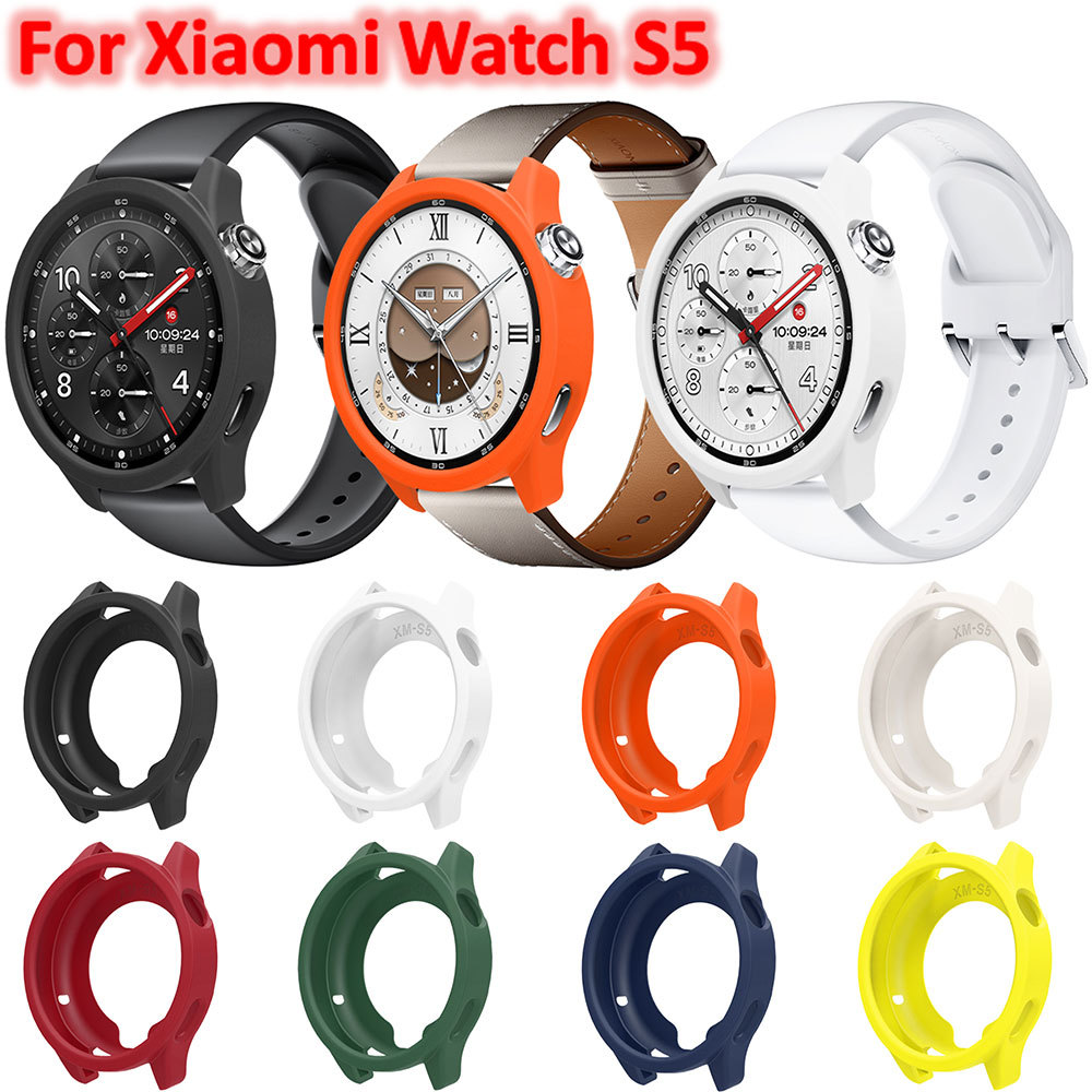 Capa Protetora Macia Para Xiaomi Watch S5 Hollow Case Shell Protector