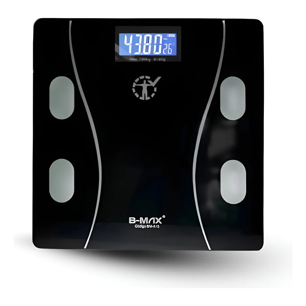 Balança Digital Smart Corporal Até 180 Kg Bio Bluetooth App Preto B-MAX