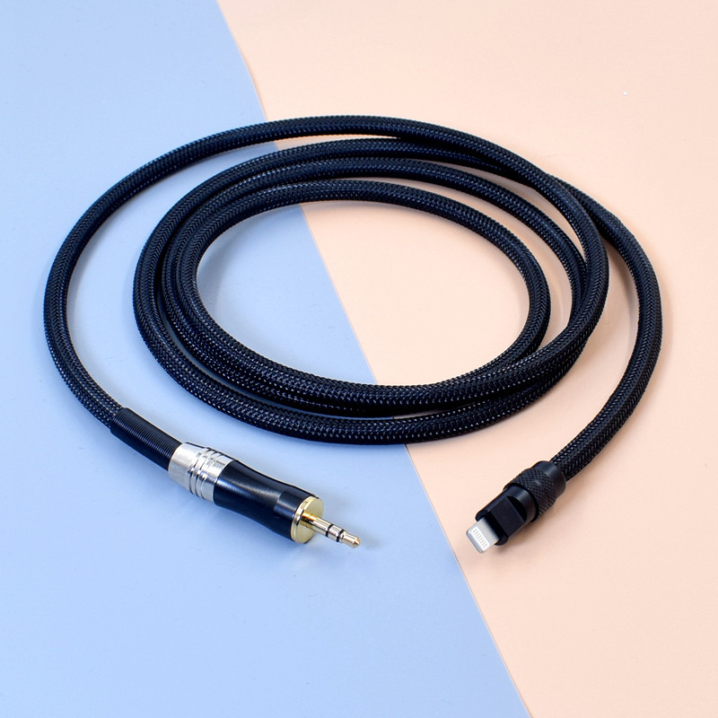Adequado para iluminação de iPhone Android tipo-c para 3.5 Cabo Coaxial Conexão digital Acorde Hugo2 mojo Coaxial S/PDIF