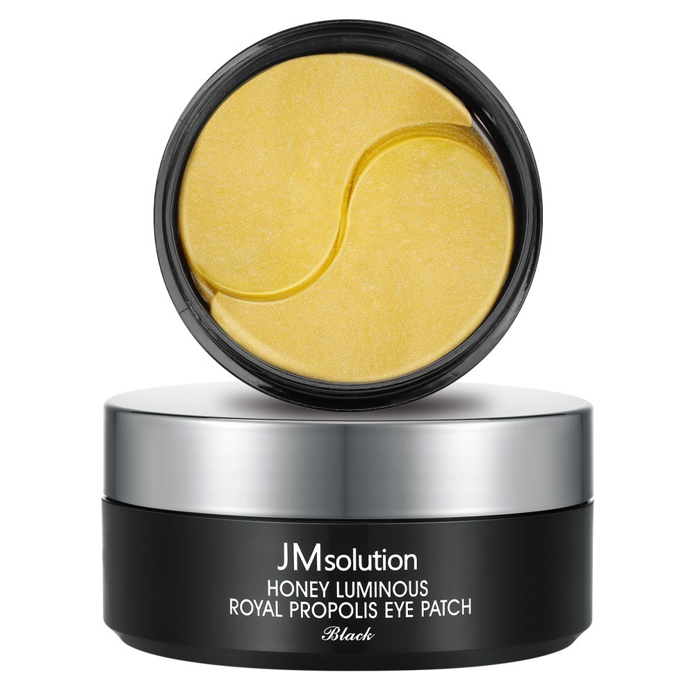 [JMsolution] Honey Luminous Royal Própolis Eye Patch Preto 60pcs Hidrogel Refrescante Antirrugas Cuidados Com Os Olhos [