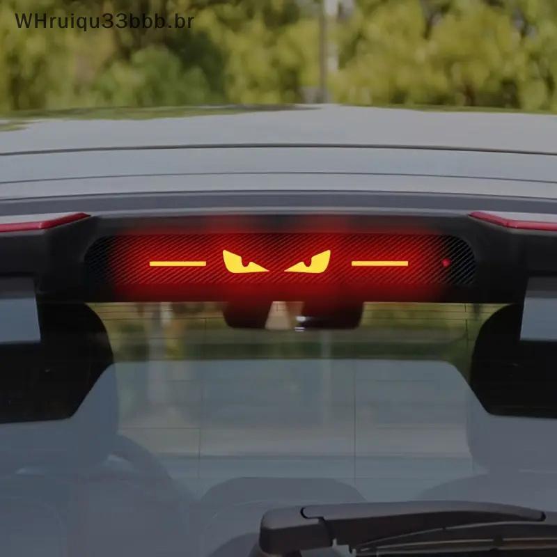 WHruibb Luminous Devil Eye Traseira Luz De Freio Alta Decorativa Stier Para Carro br