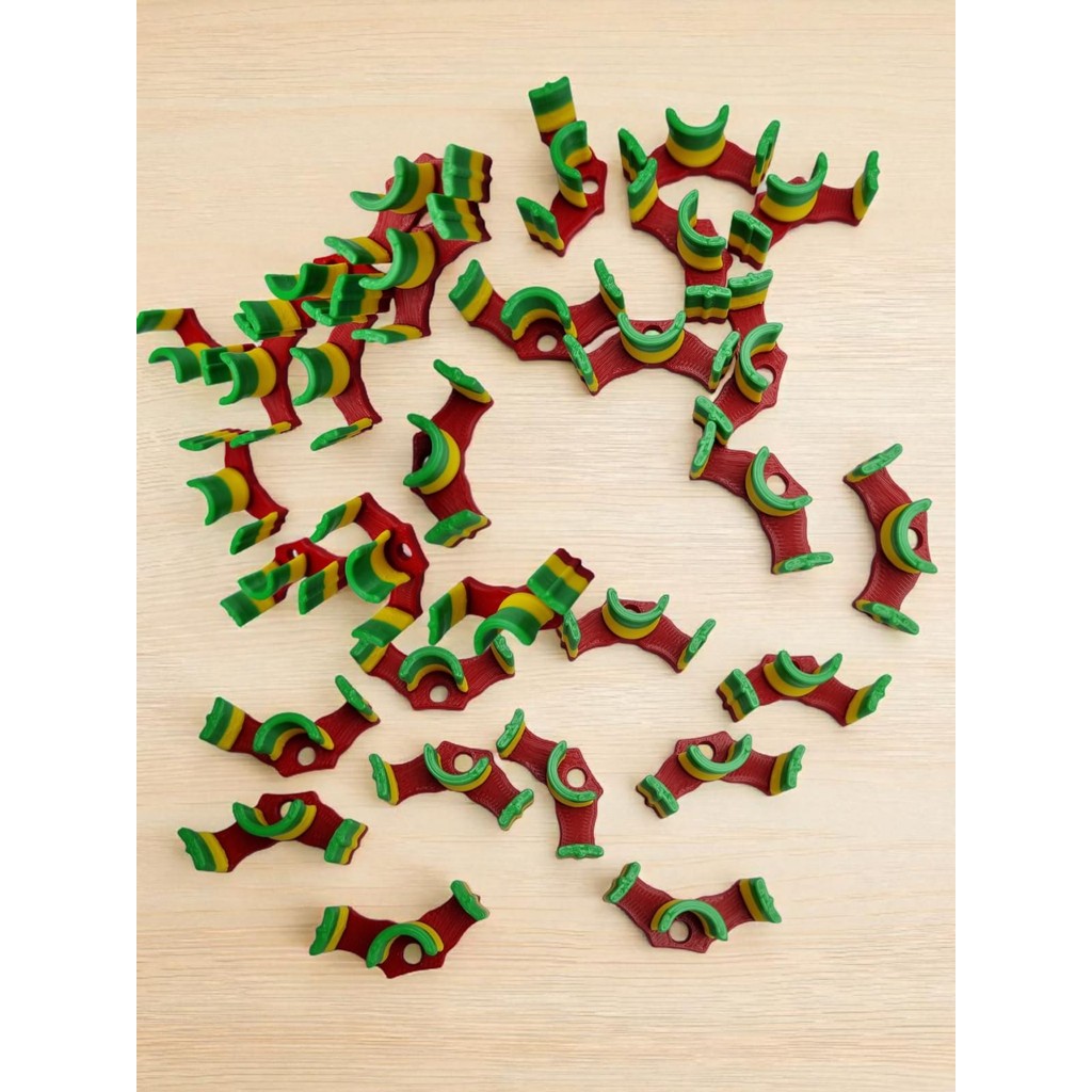 Kit 50 Budclip P Lst Low Stress Training Cultivo Indoor Reggae