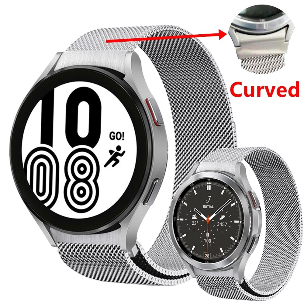 Pulseira Milanese Compativel Galaxy watch 4 5 pro metal  Confortavel Estiloso Ajustavel – Top de Linha