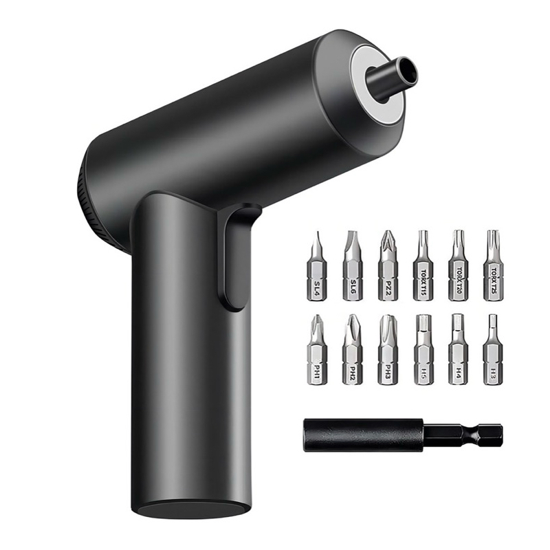 Parafusadeira Xiaomi Mi Cordless Screwdriver C/ 14 Peças Cor Preto 110V/220V