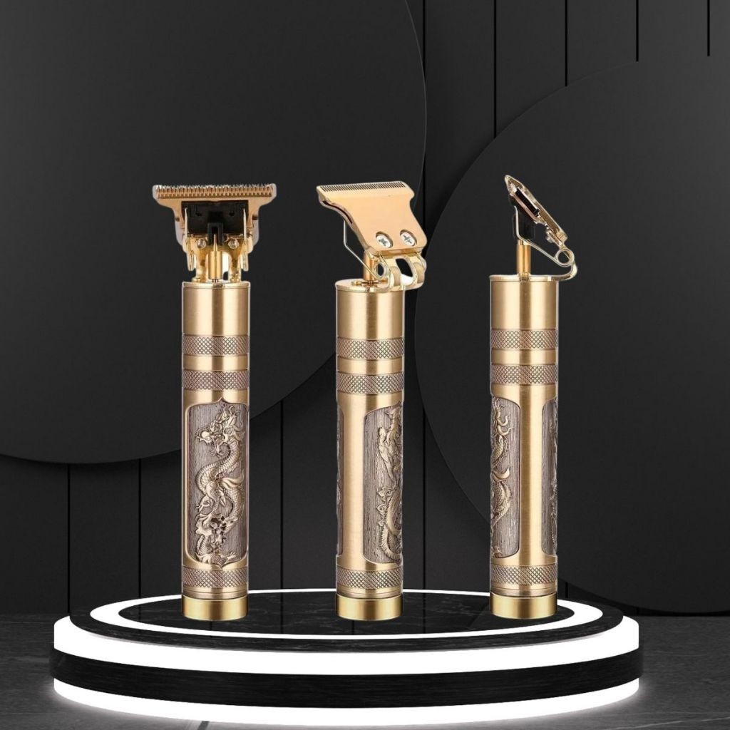 Máquina De Barba Profissional Super Afiada Longa dragao_OHF