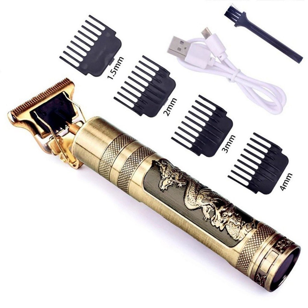 Máquina De Barba Profissional Super Afiada Longa dragao