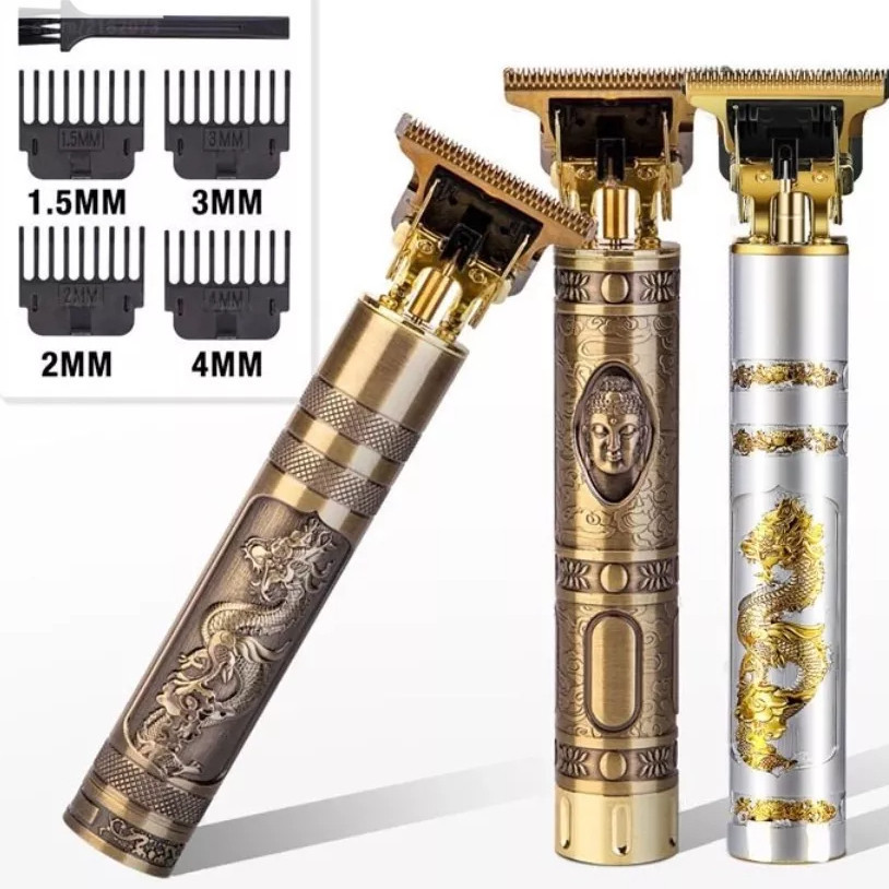 Máquina De Cortar Cabelo Para Barba Masculina Barbeador Aparador Elétrico Profissional long