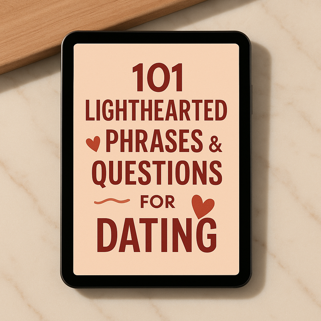 101 Lighthearted Phrases and Questions for Dating