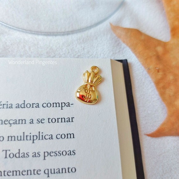 10 pçs PINGENTE SACO DE DINHEIRO