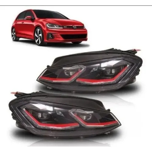 Farol Led Golf Mk7.5 Gti Red Hid 2018 A 2020