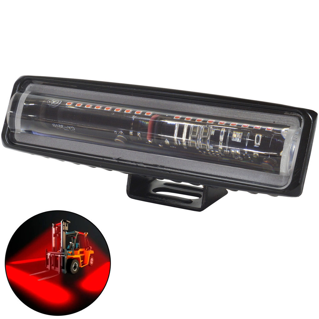 2 Farois Led Empilhadeira Sinalizador Laser 20W Vermelho Red Zone Light Rayx Lt2029