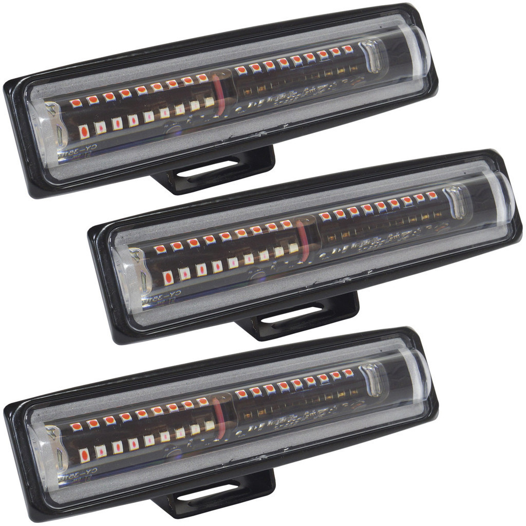 3 Farois Led Empilhadeira Sinalizador Vermelho Laser 20W Red Zone Light Rayx Lt2029