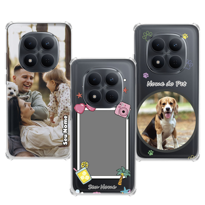 Capinha compatível com Xiaomi Redmi Note 15 Pro 5G - Fotos Personalizadas