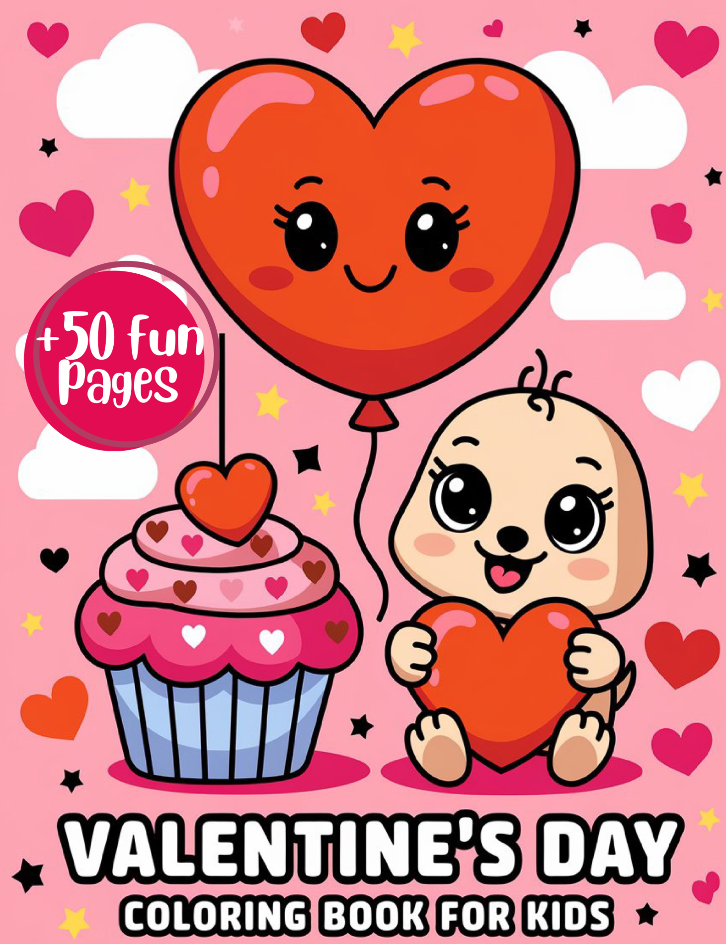 Valentine`s Day Coloring Book for Kids