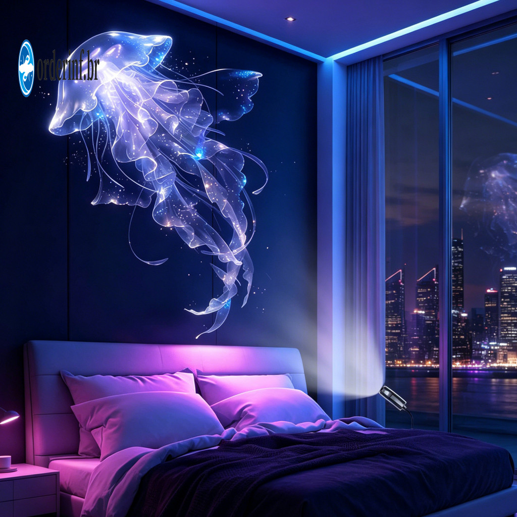 Night Light with Auto Off Timer Led Motion Sensor Star Projector Lamp 2-in-1 Dawn Vibrant Aurora Northern for Bedroom