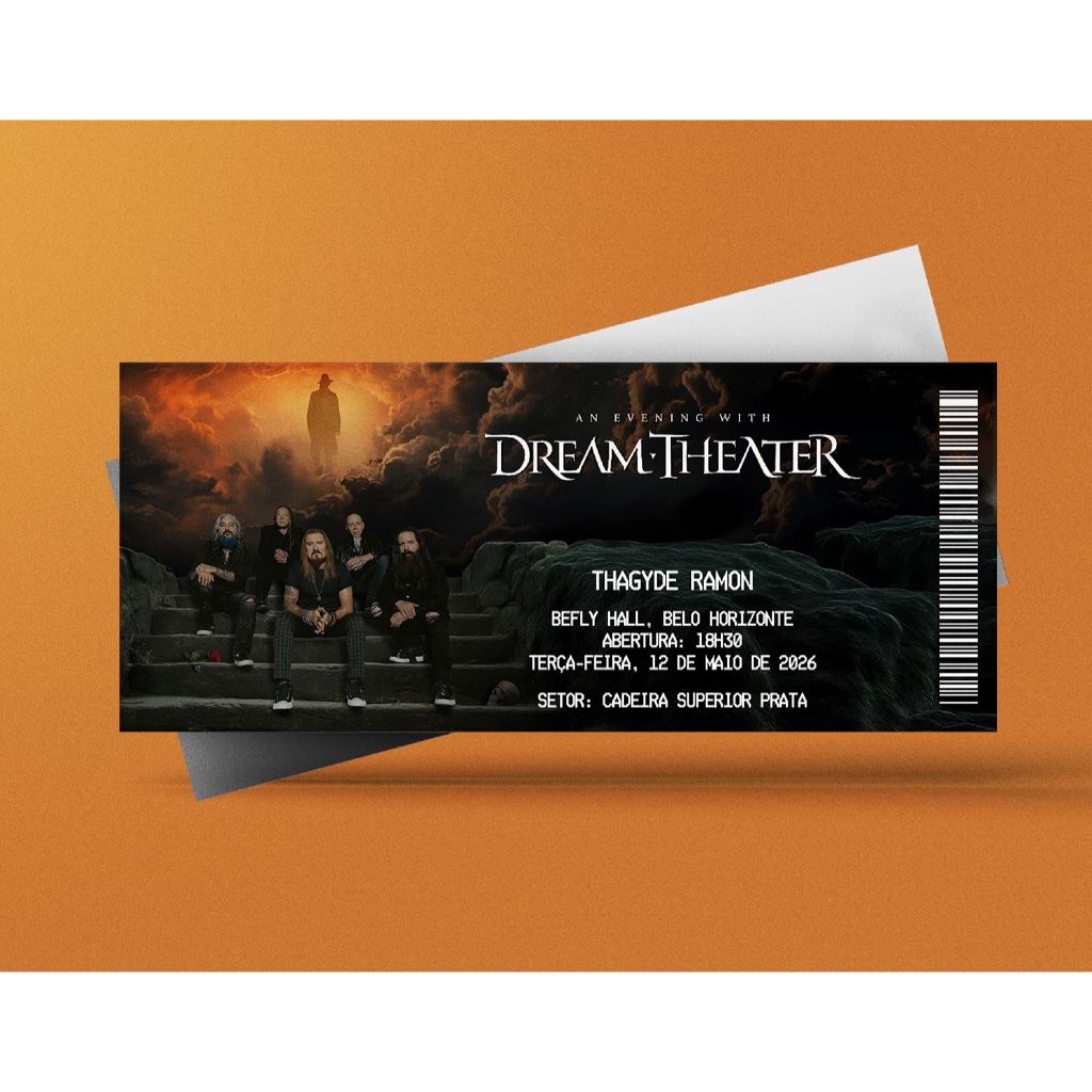 Ingresso Holográfico Personalizado An Evening With Dream Theater