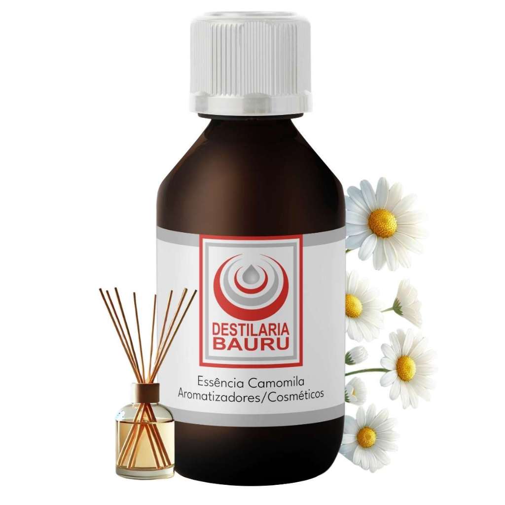 Essência Camomila Uso Aromatizadores/Cosméticos - 100 ml