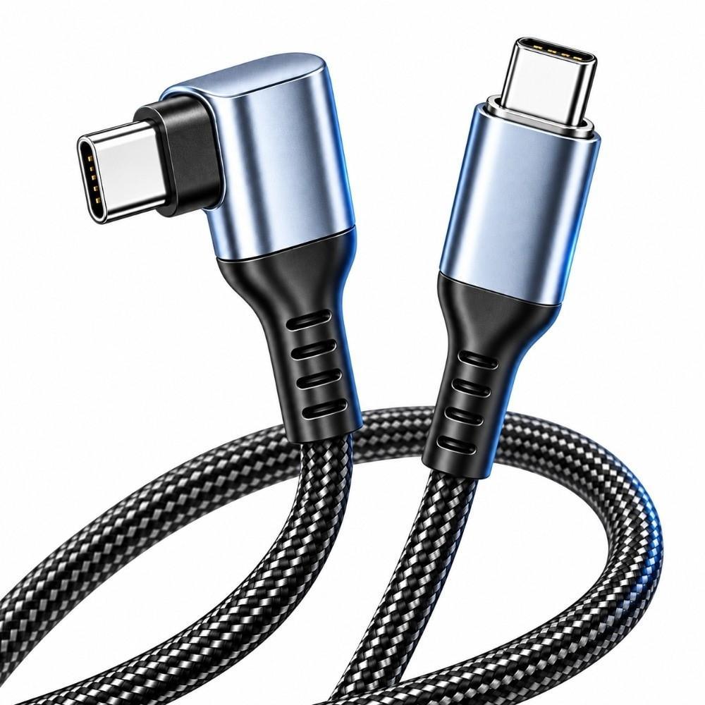 Cabo USB4 , De Dados USB-C De 240 W 40 Gbps , Chip E-Marker 8K @ 60 Hz Carregamento Tipo De 90 Graus