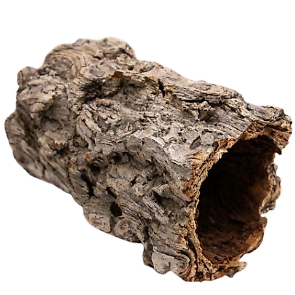 Tubo Cork Bark natural | Esconderijo natural para roedores, hamster, gerbil, répteis