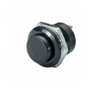 10 Peças - Chave Push Button Tipo Start - Bujão R13-507 Pt
