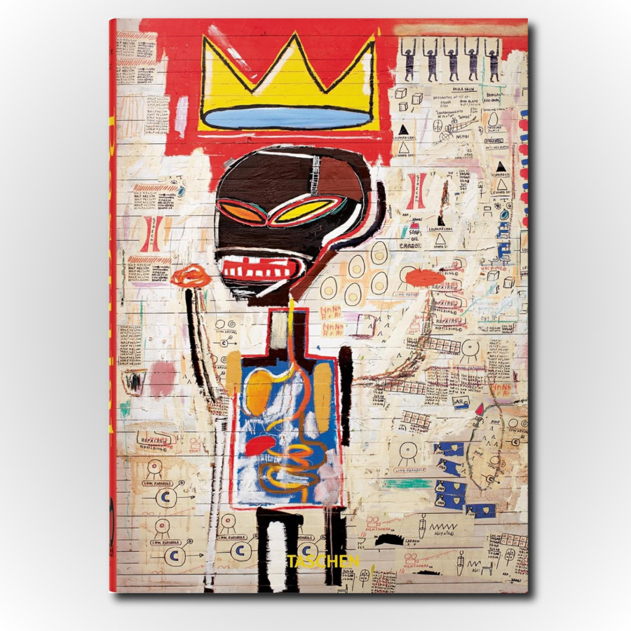 Quadro Jean-Michel Basquiat 40th Ed. Obra de Arte Contemporânea em Tela Acetinada