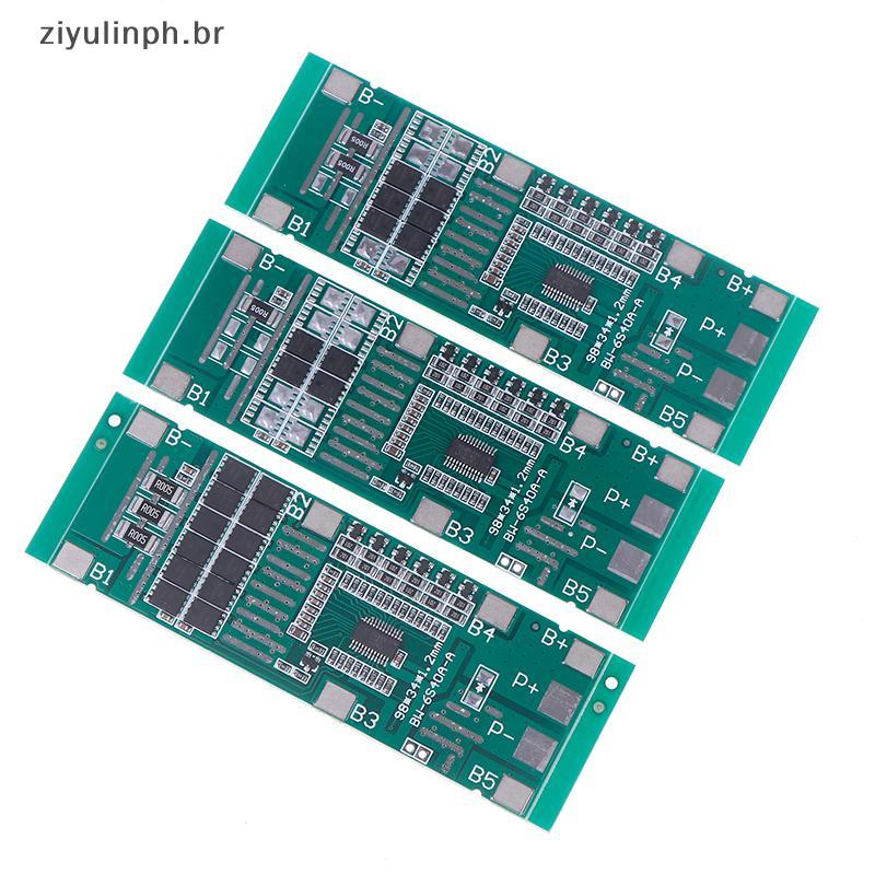 ziyulinph 6S 10A 20A 40A 24V 18650 Li-Ion Proteger Placa Iluminação Solar BMS Pcb Com Ferramenta Elétrica Equilibrada Pa