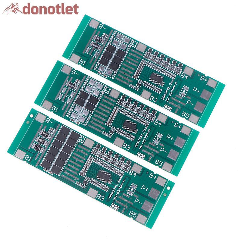 Donotlet 6S 10A 20A 40A 24V 18650 Li-Ion Proteger Placa Iluminação Solar BMS Pcb Com Ferramenta Elétrica Equilibrada Par