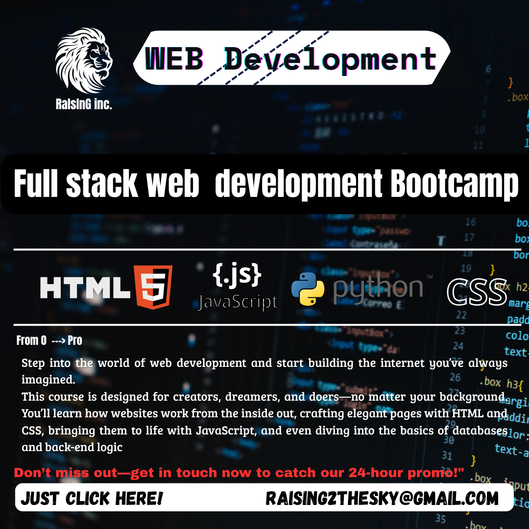 Full stack web development course