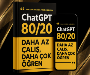 ChatGPT 80/20 — Daha Az Çalış, Daha Çok Öğren