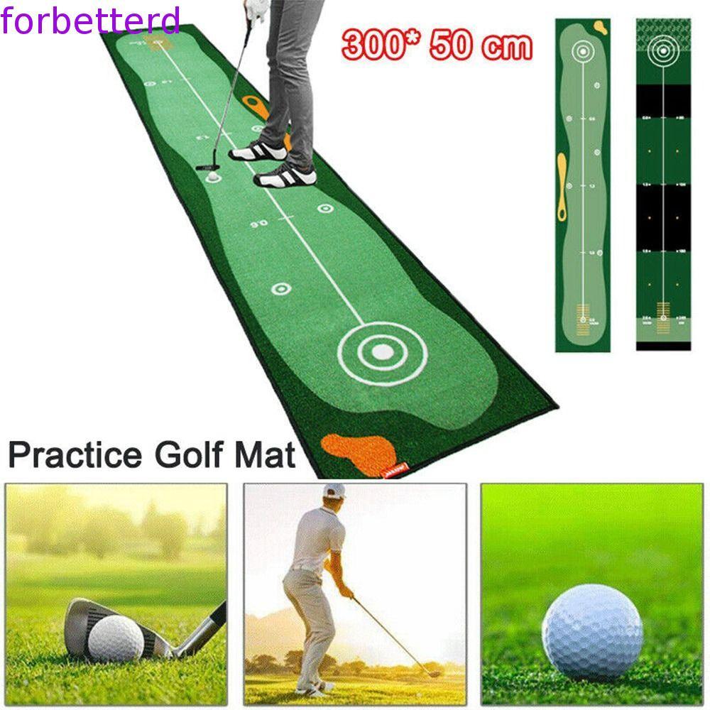 Tapete De Prática De Colocação De Golfe , Almofada De Treinamento Dobrável Antiderrapante , Leve E Durável De 50X300cm
