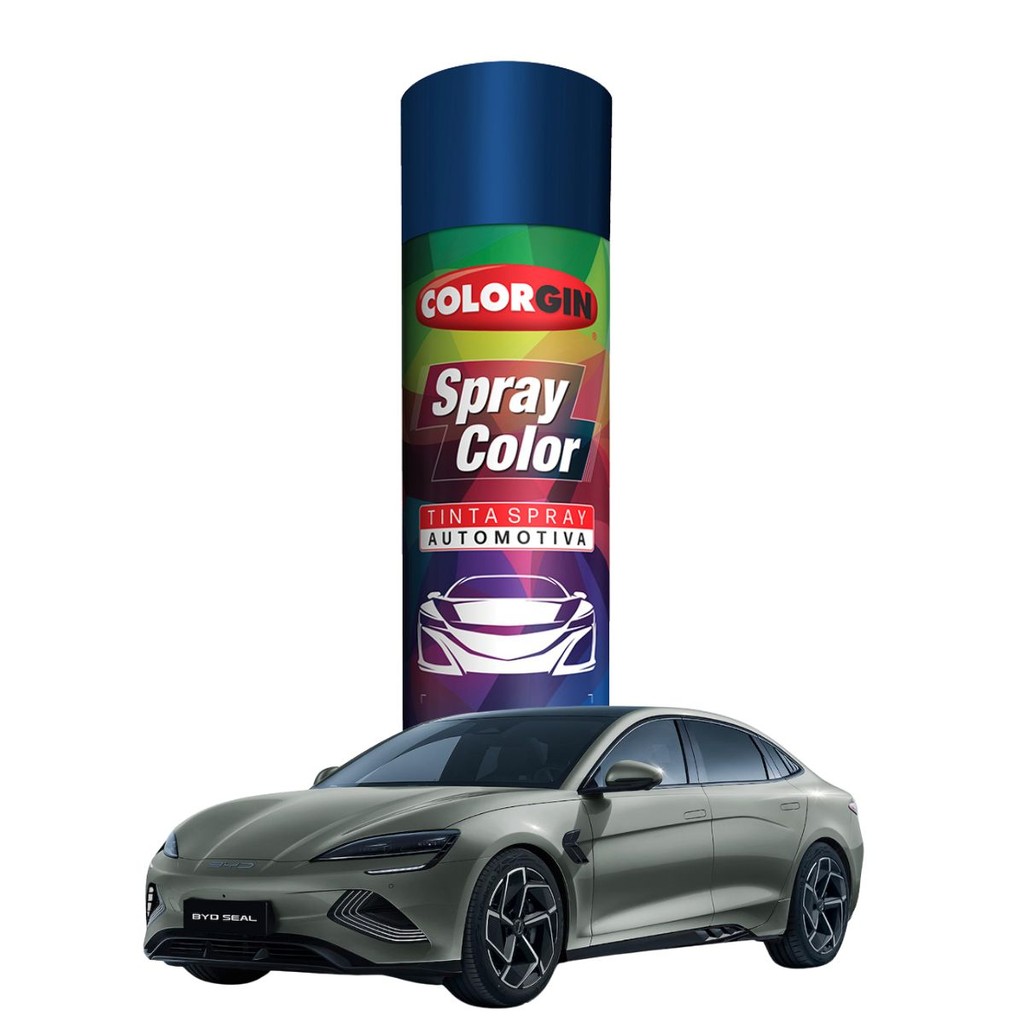 Tinta Spray Automotivo BYD Courtyard Grey 300ml