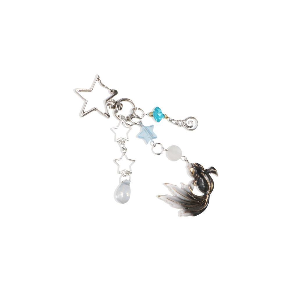 LICAUV Koi Star Bead Chain , Spice Girl Style Sea Theme Y2k Chaveiros , Anime Y2k Satosugu Pulseira De Telefone Correspo