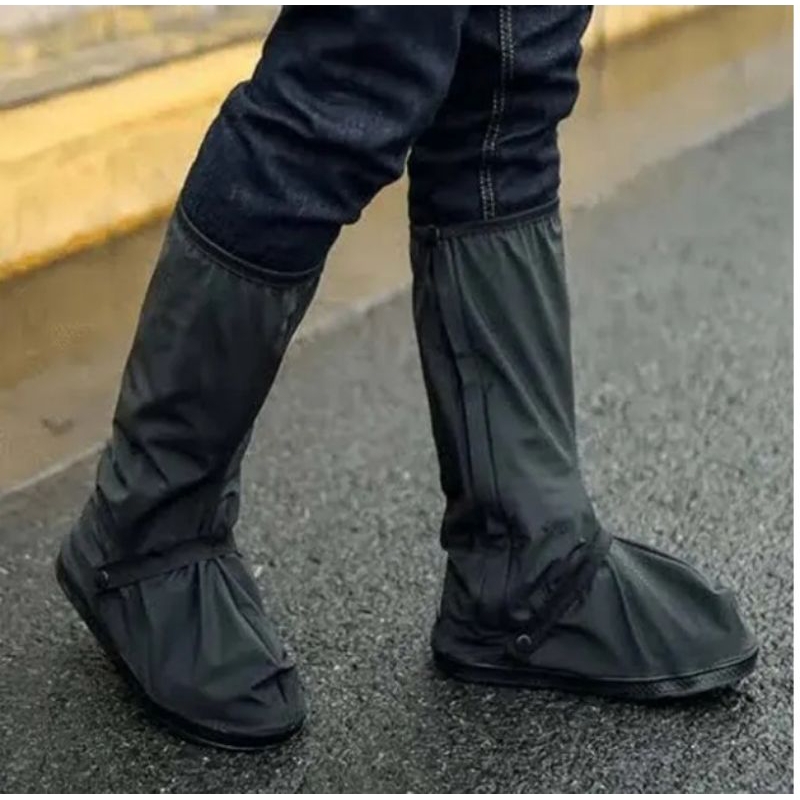 Capa Protetora Botas ou Sapatos impermeável de Cano Longo para Dias de Chuva Antiderrapante, Resistente Unissex.