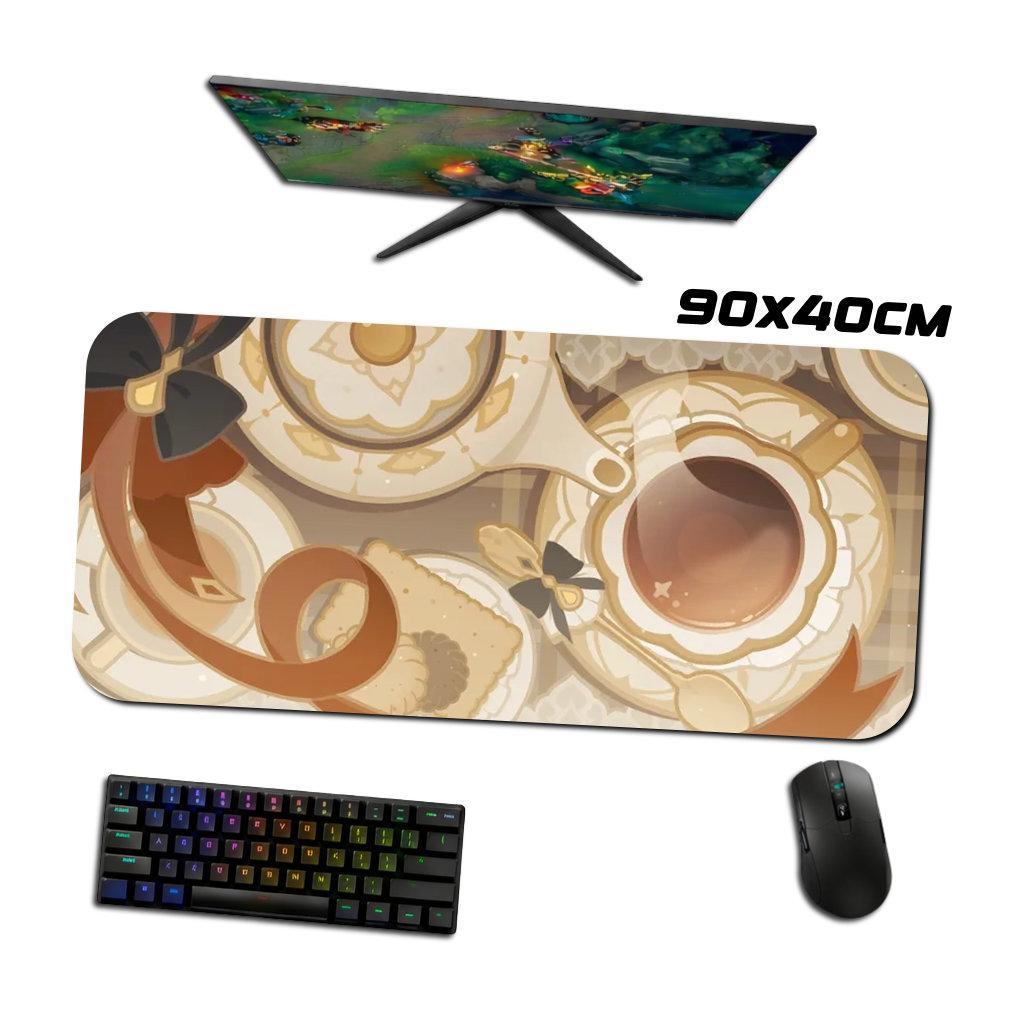 Mouse Pad Gamer - Namecard Sandrone - Genshin Impact - 90x40 80x40 60x40 70x30 40x45 cm